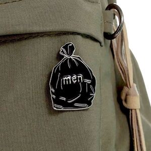 SALE Trash Bag Enamel Pin